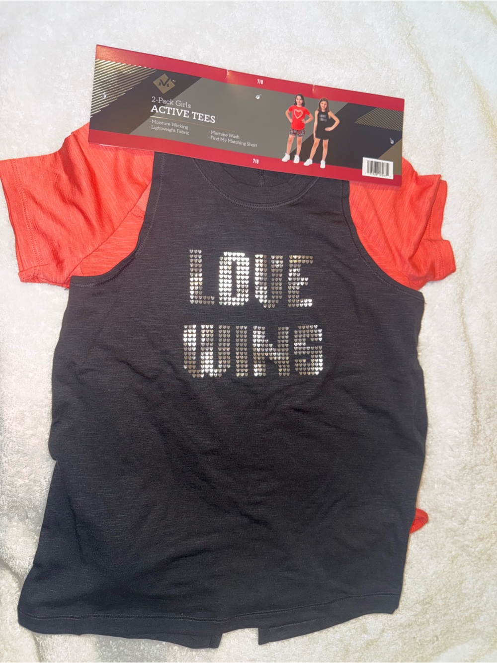 Girls active tees - 7/8